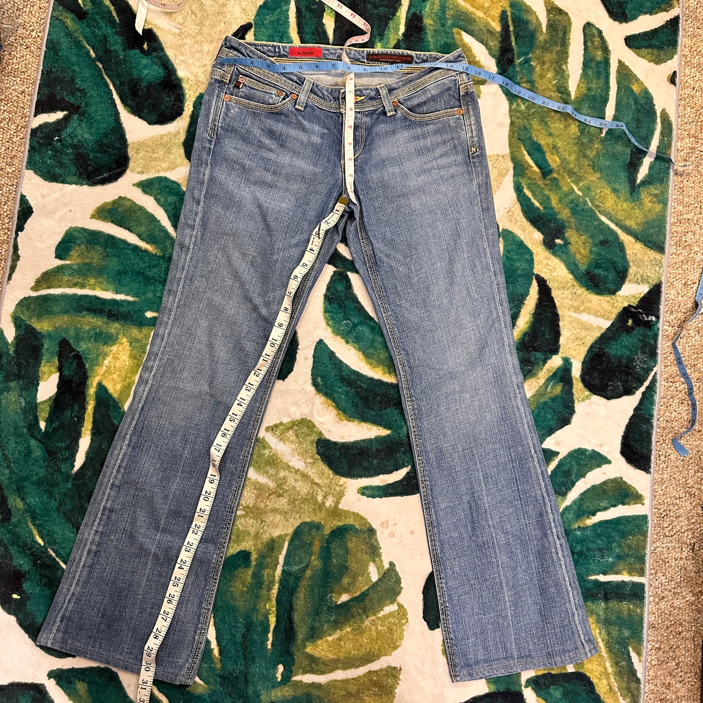 ADRIANO GOLDSCHMIED AG The Merlot Jeans Women's Sz 28 Blue Bootcut
