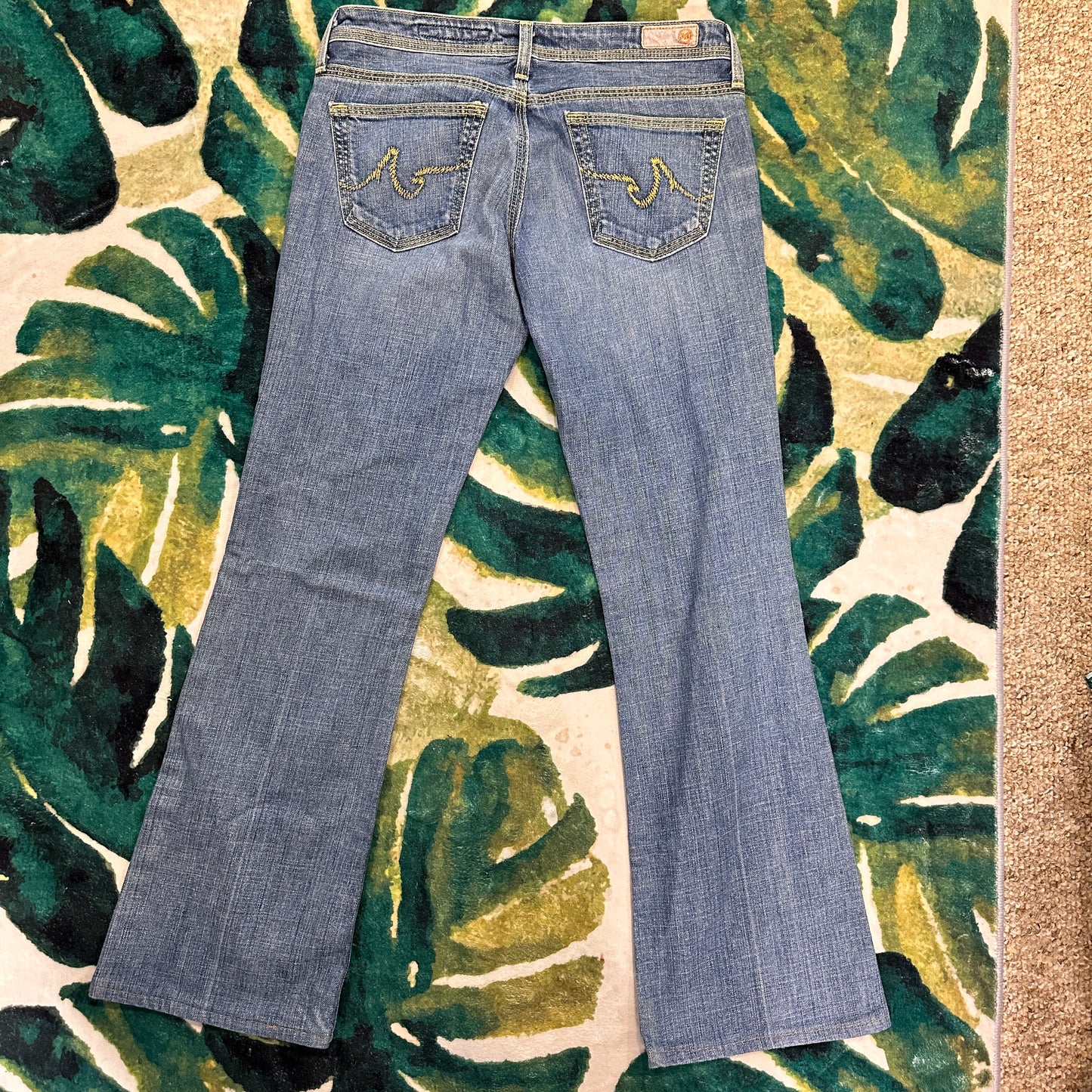 ADRIANO GOLDSCHMIED AG The Merlot Jeans Women's Sz 28 Blue Bootcut