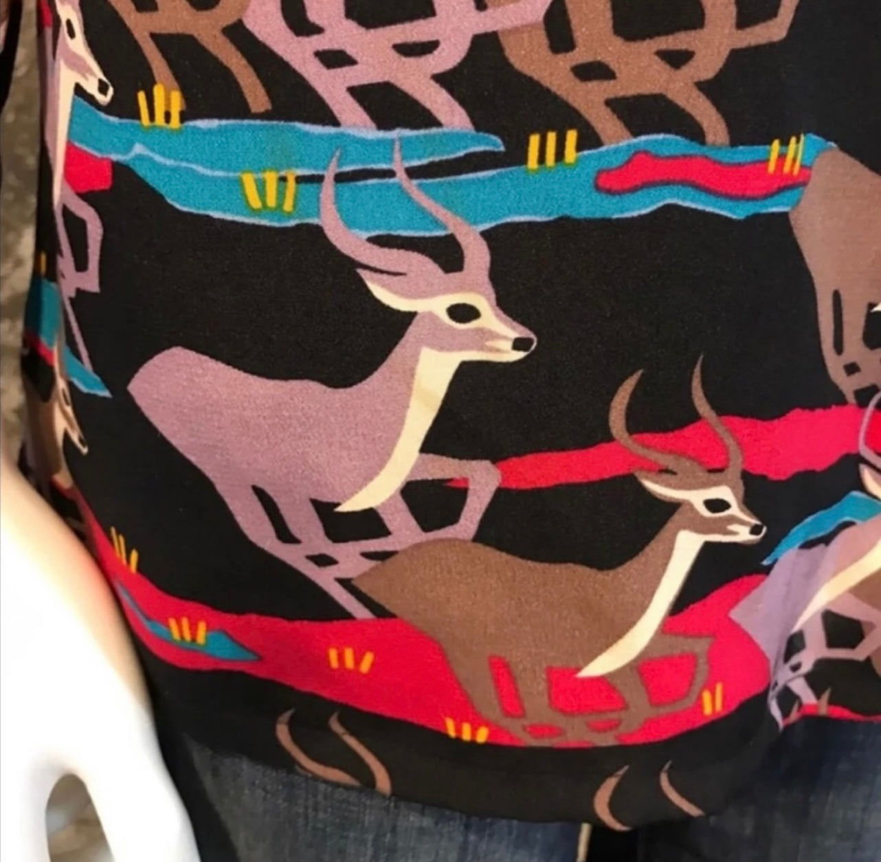$299 RARE Marc by Marc Jacobs Impala Deer Blouse size 4