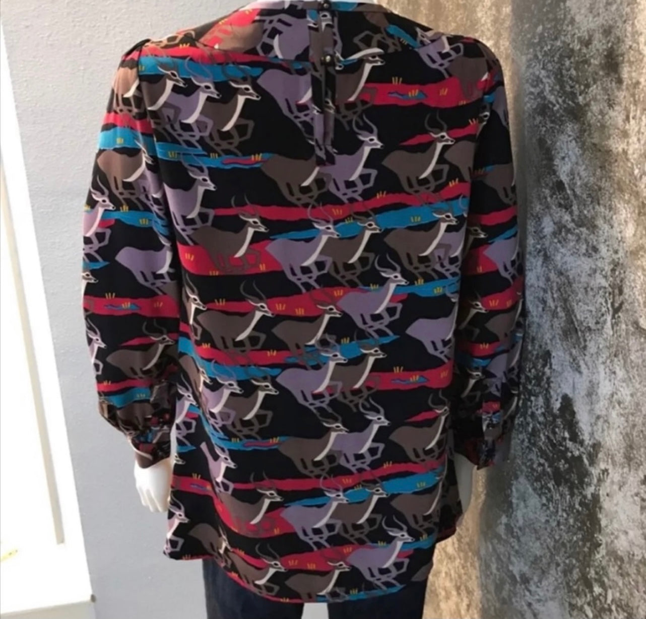 $299 RARE Marc by Marc Jacobs Impala Deer Blouse size 4
