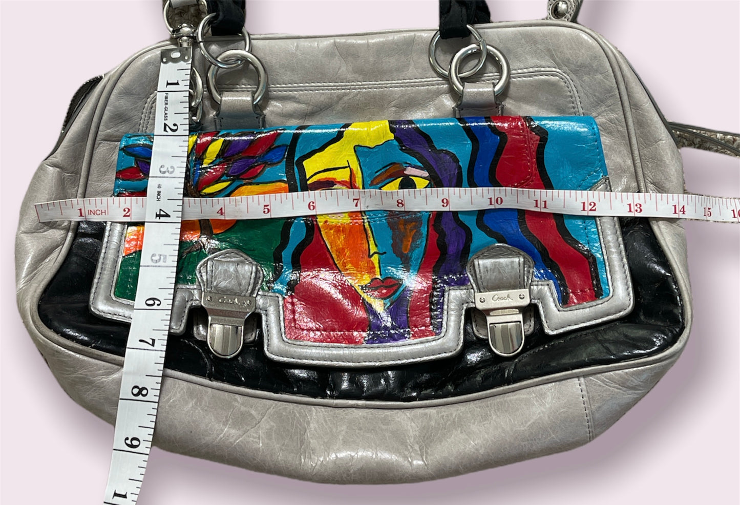 Art Deco Hand Painted Vintage Coach Purse