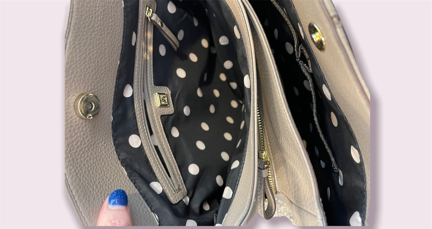 COW handpainted upcycled refashioned handbag purse