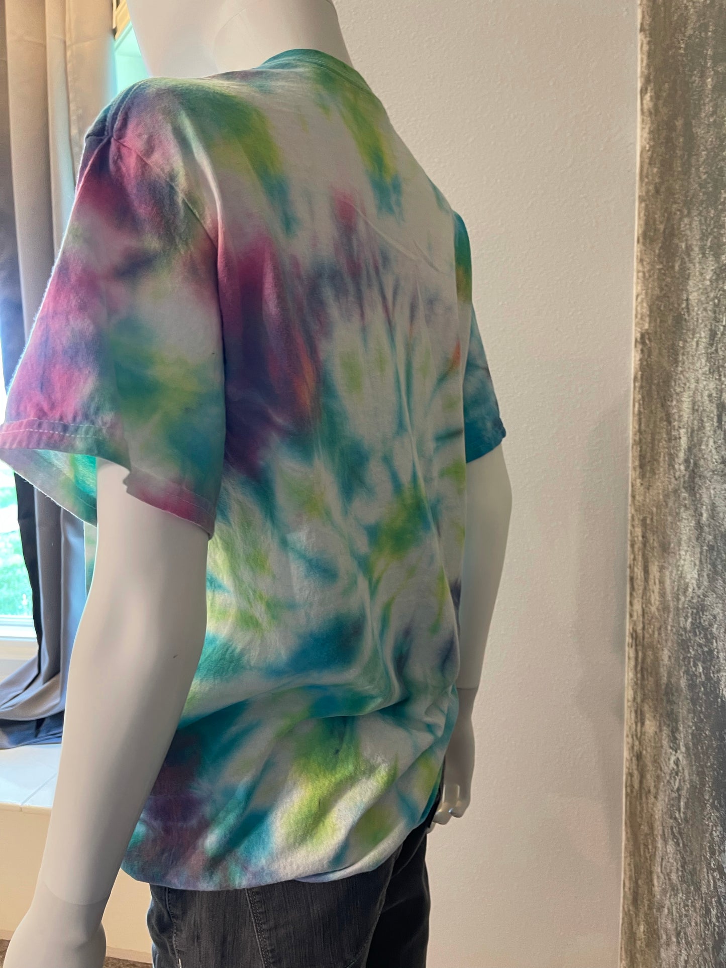 Hand tie dyed Crystal Gem shirt Medium