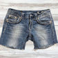 MISS ME Cut Off Shorts Size 27 Distressed Y2K flap Pockets JS5014M42