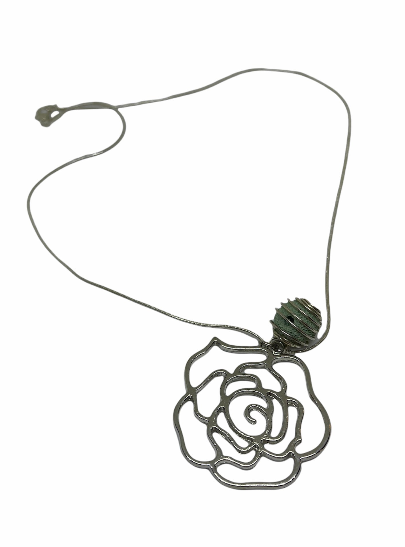 Handcrafted Aromatherapy Rose Necklace